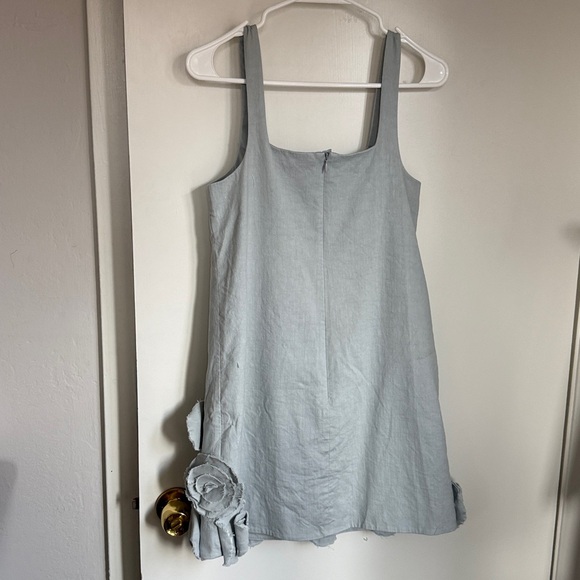 Alexis Astor Mini Dress in Mist Blue Size Small - Picture 9 of 9